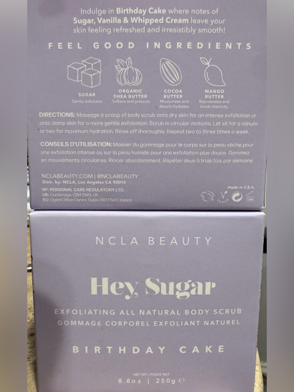 Hey Sugar Birthday Cake Exfoliating Body Scrub - Lavender - Picture 5 of 6